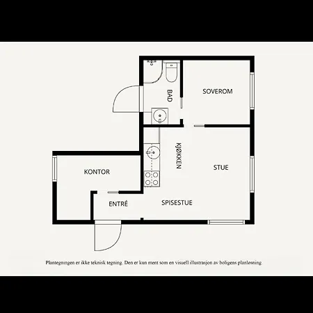 Bright And Modern Close To The Center! 2 Bedroom Apartment